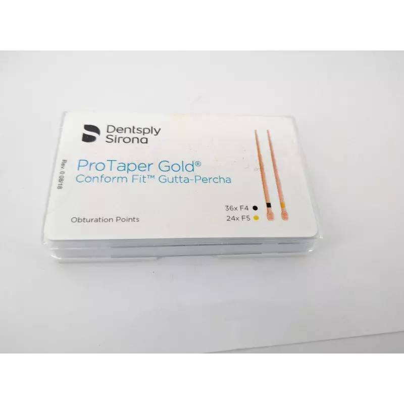 Dentsply Maillefer B00PGGPF00F45 ProTaper Gold Conform Gutta Percha Points F4/F5 60/Pk Dentsply Maillefer B00PGGPF00F45 ProTaper Gold Conform Gutta Percha Points F4/F5 60/Pk